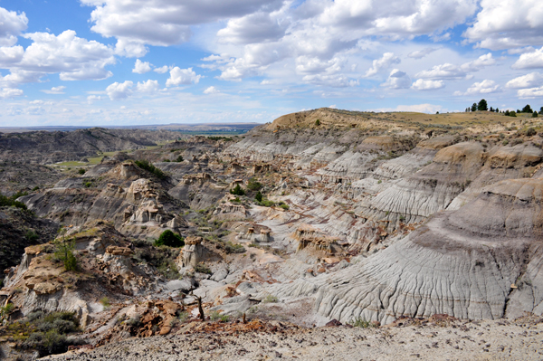 rock formation in Makoshika State Park